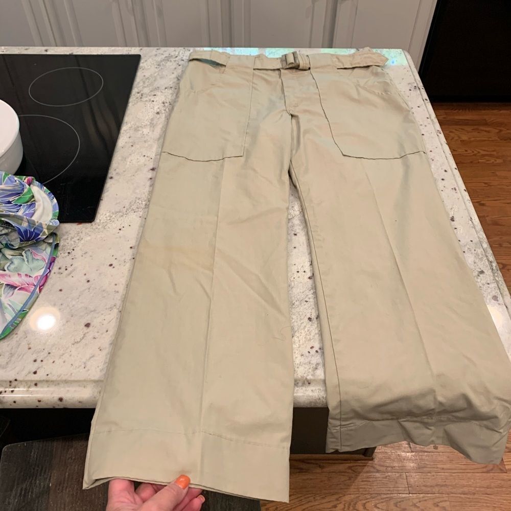Woolrich Vintage Lightweight Buckled Pants sz 12